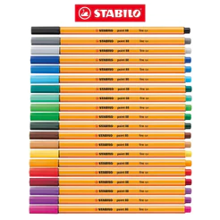 Caneta Stabilo Point 88 - 0.4mm - Várias Cores