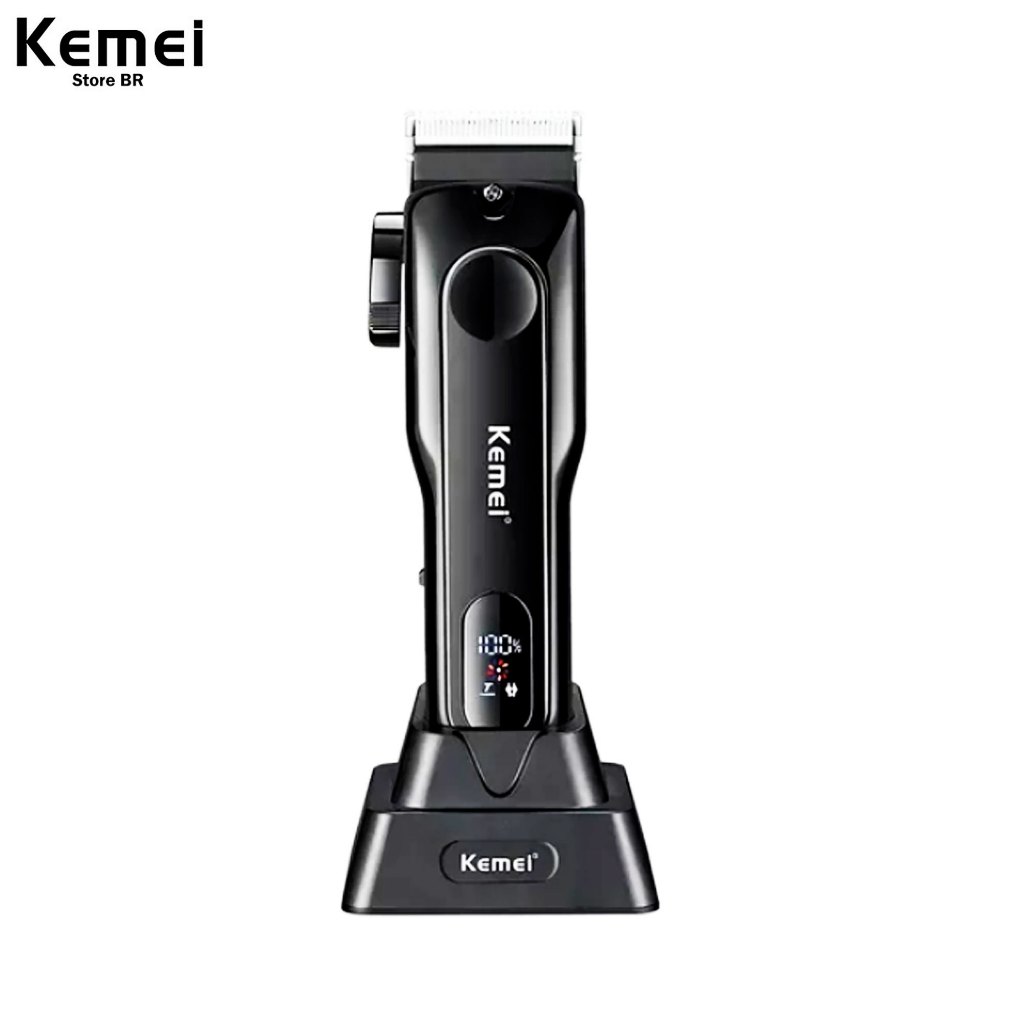 KM 5082 máquina de cortar cabelo profissional usb recarregável máquina de cortar cabelo elétrica - Beauty