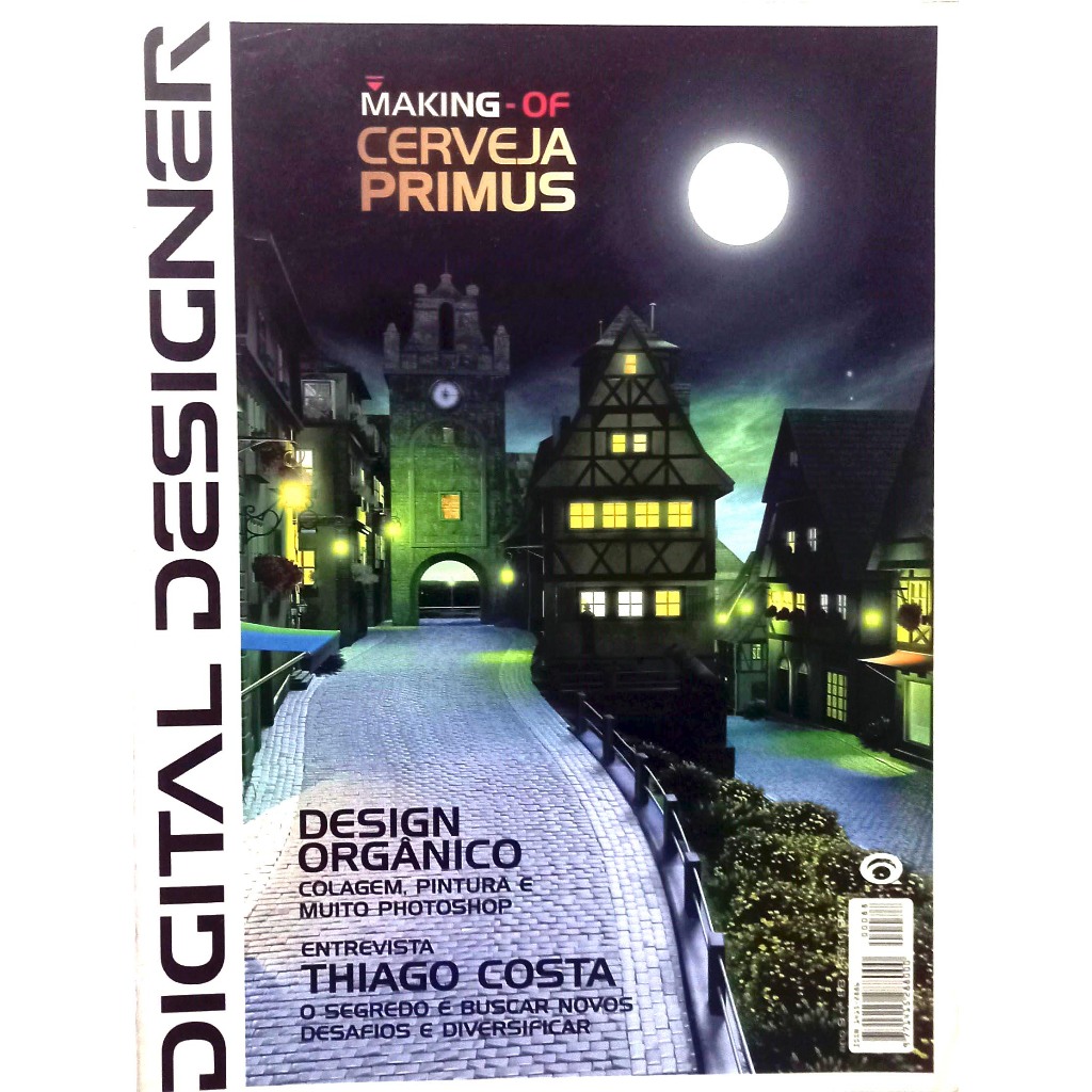 Revista Digital Designer 9 - Arte Digital - Design Orgânico - Toon Shader - Processo de Pintura no Photoshop - Quanta