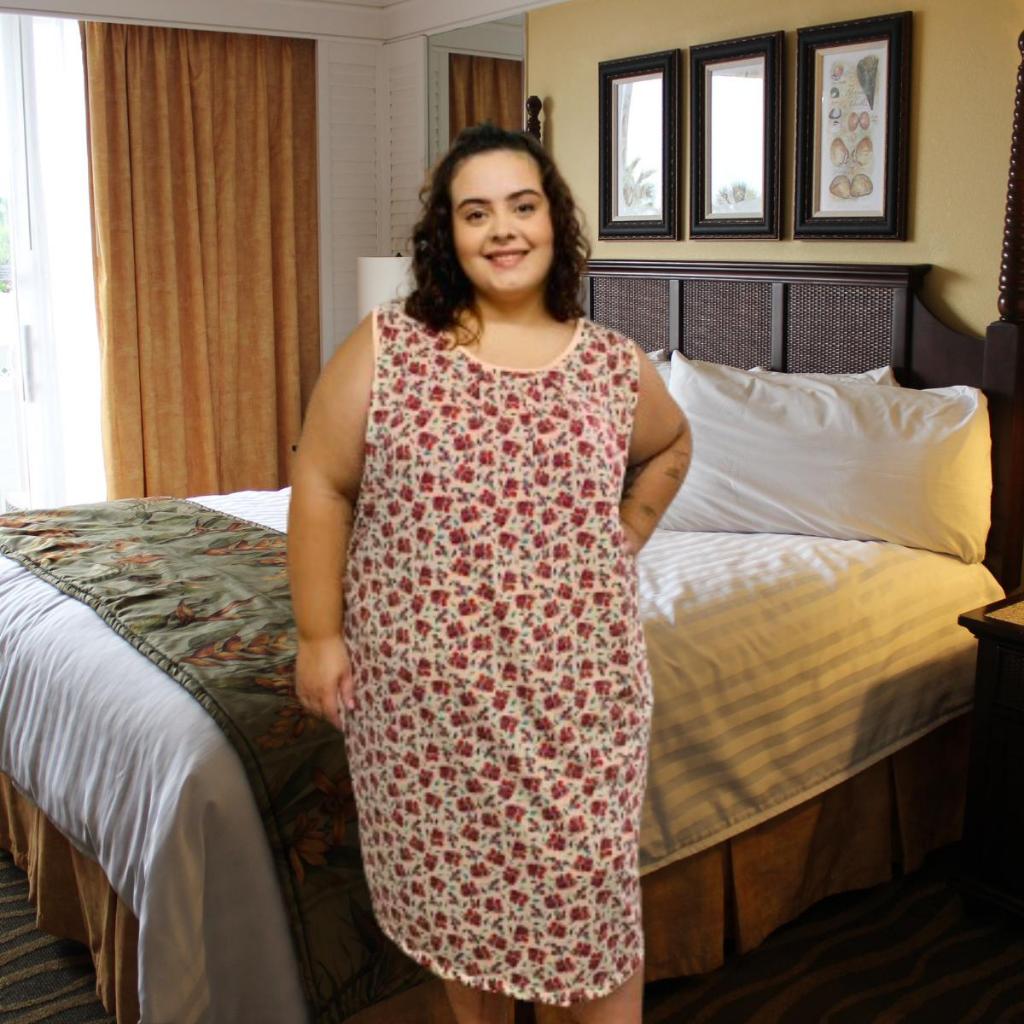 Camisola Extra Grande Plus Size Feminina Estampada Regata EXGG em Oferta na Shopee