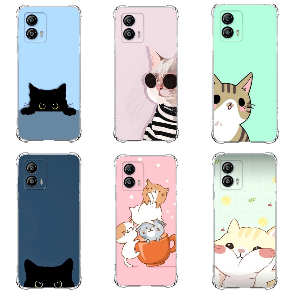 MOTO G04, G04S Capa Tpu Desenhos Variados Capinha Case, Gato, Gatinho, Fofo