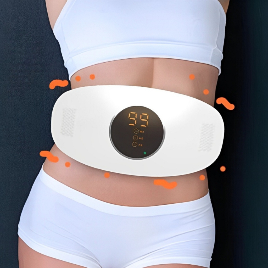 Cinto De Emagrecimento Elétrico Máquina Terapia Infravermelho Promover Digestão Vibração A...