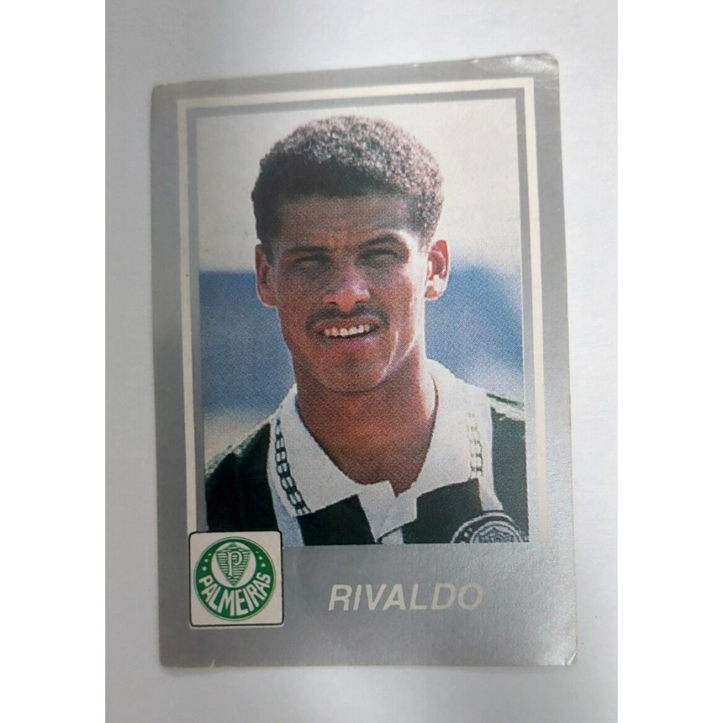 01 figurinha Rookie e nunca colada do Rivaldo - Palmeiras1994 Camp. Brasileiro Ed. Abril Panini
