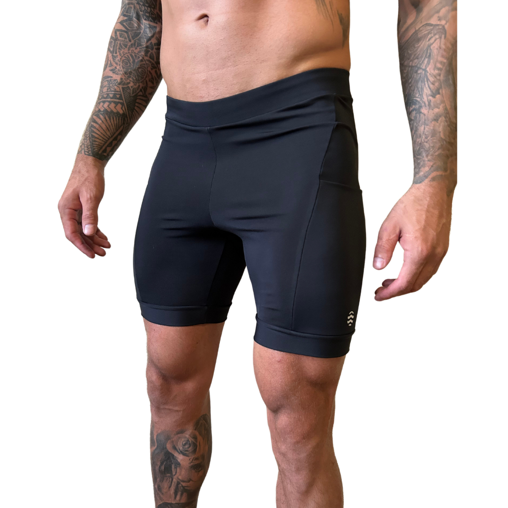 Bermuda short De Compressão Masculina Com Bolsos Laterais Corrida em Oferta na Shopee