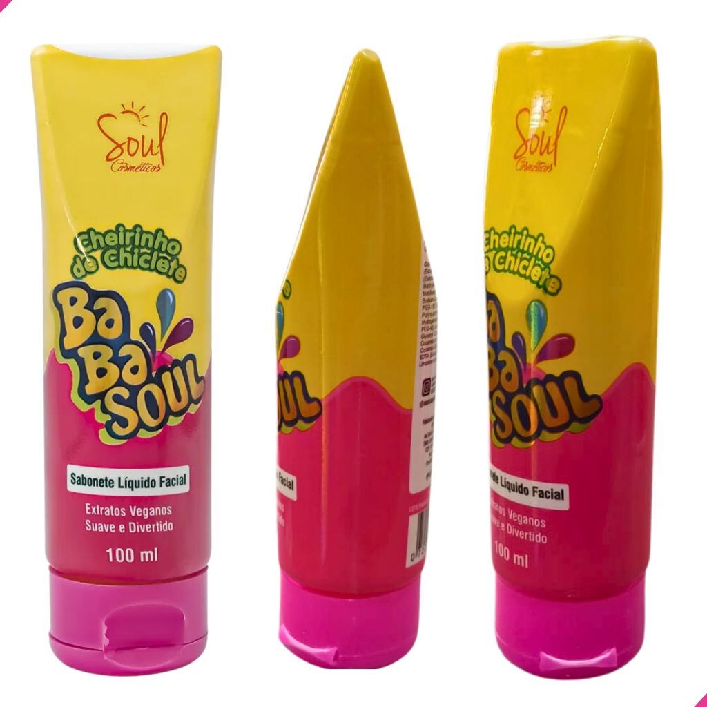 Sabonete Facial Soul Cosméticos Cheirinho de Babalu Tutti Frutti 100ml em Oferta na Shopee