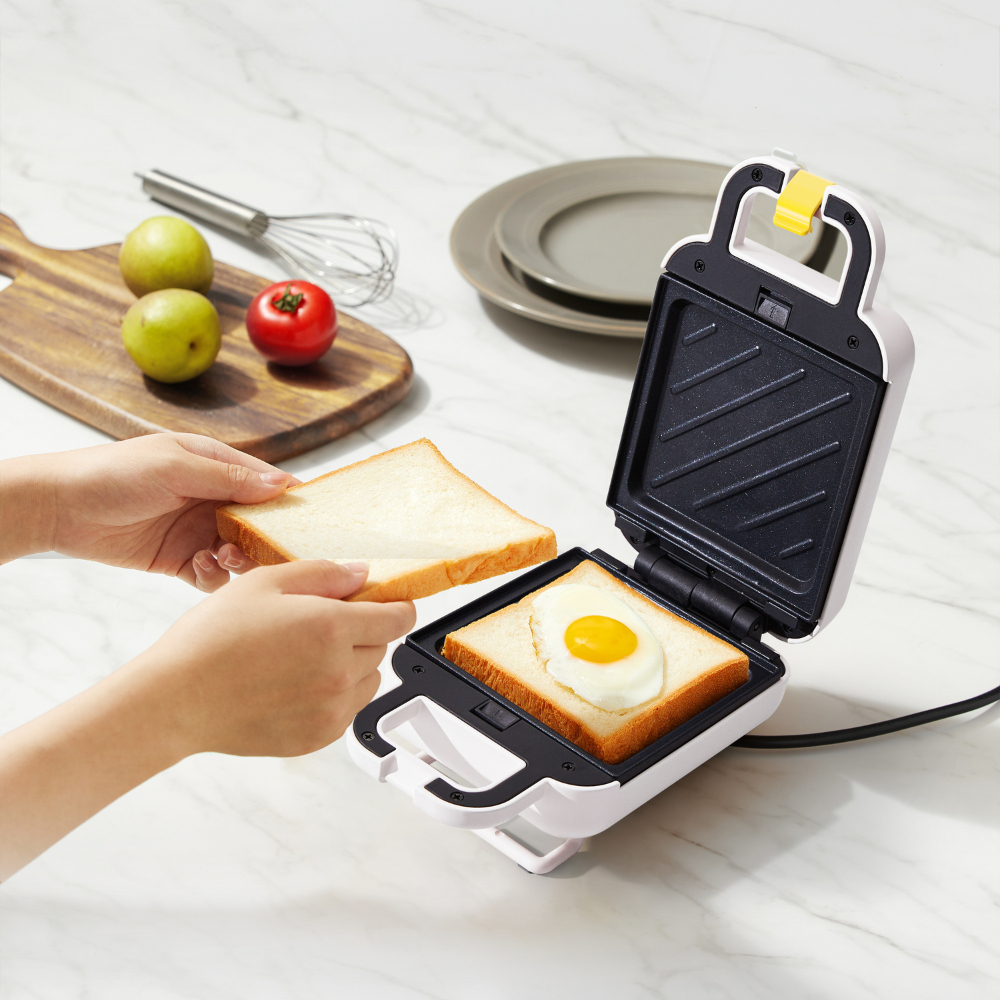 Sanduicheira Elétrica Gaabor 600W Grill Lanches Antiaderente Grelha Destacável Mini Fácil de Limpar