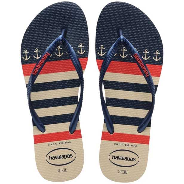 CHINELO HAVAIANAS SLIM NAUTICAL FEMININO