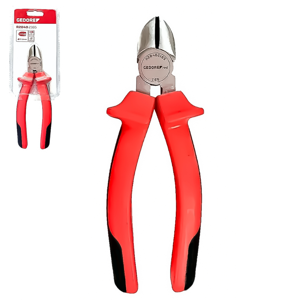 Alicate De Corte Diagonal 6.1/2 165mm Isolado 1000V Profissional Gedore Red Eletricista Aço Cr-V em Oferta na Shopee