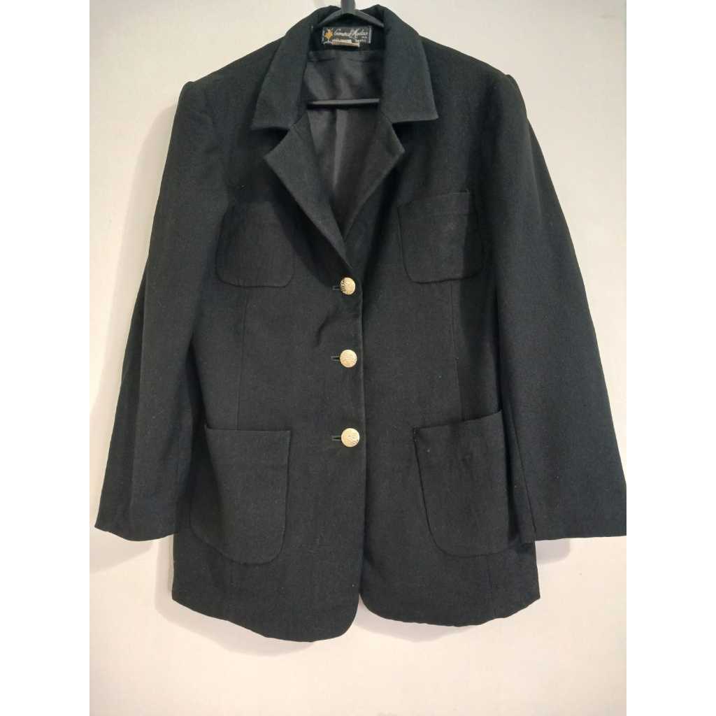 CASACO BLAZER LÃZINHA PRETO 42