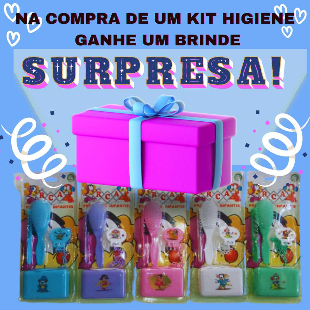 kit escova, kit higiene, saboneteira, pente, escova, prendedor de chupeta, banho, bebe