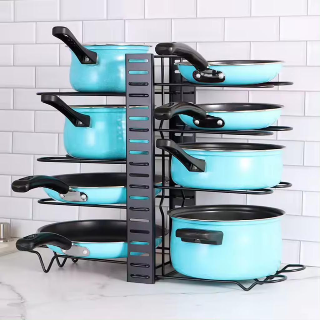 Organizador de Panelas Suporte Ajustável - Maxx - Home & Living