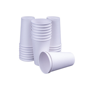 Copo de papel liso 300 ml biodegradavel descartável 100 unidades branco Festa Escritorio Eventos Food Restaurantes Bares em Oferta na Shopee