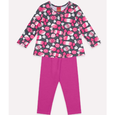 Conjunto Infantil Menina Kyly, conjunto feminino, roupa para menina, conjunto para criança, roupa infantil