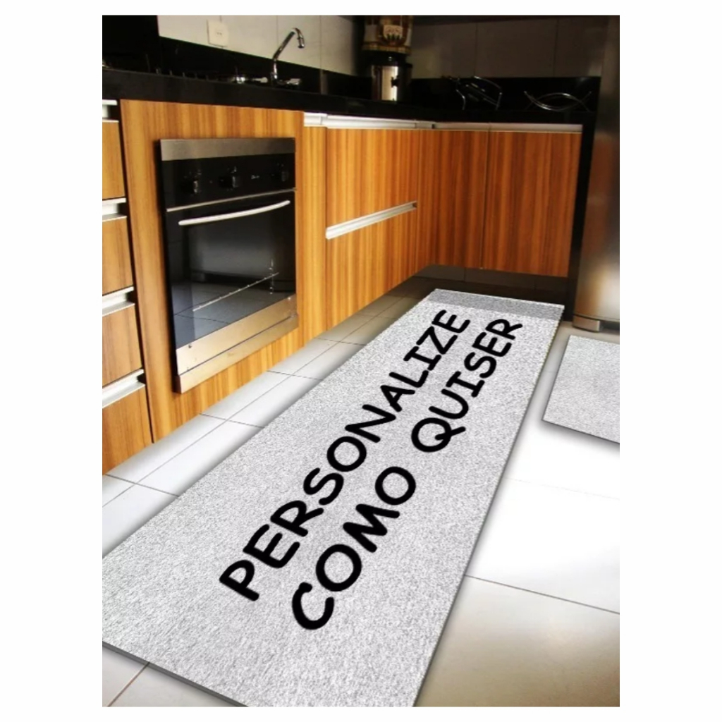 Kit Tapetes Capacho Casa Personalizado 160x40 + 60x40 5mm em Oferta na Shopee