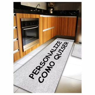 Kit Tapetes Capacho Casa Personalizado 160x40 + 60x40 5mm em Oferta na Shopee