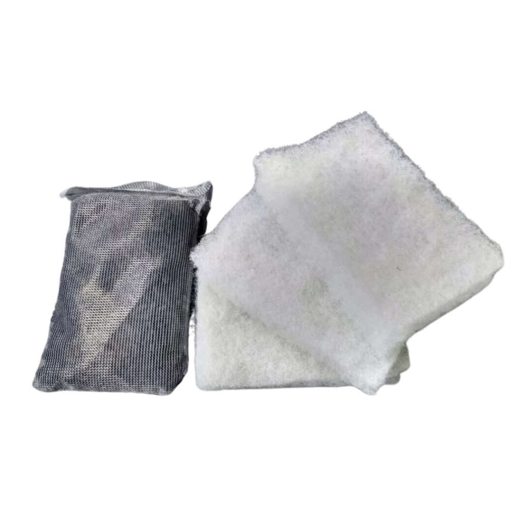 Refil para Aquario Filtro Jebo 508 Kit Carvão 150g Perlon Compacto