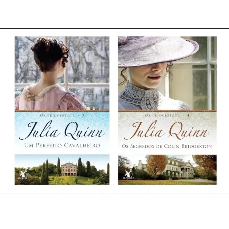 kit com os livros da série Bridgestons volumes 3 e 4,Um perfeito cavaleiro e os segredos de Colin Bridgeston novos