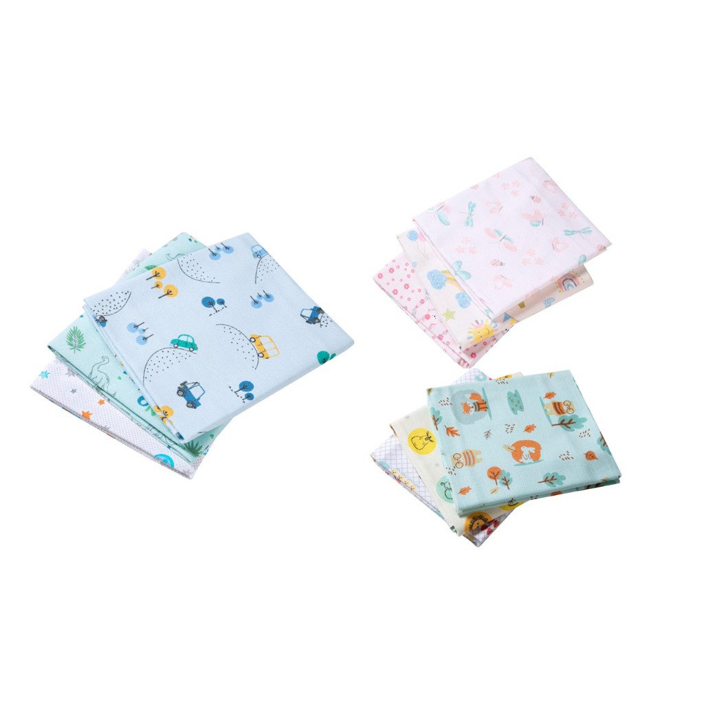 Kit 3 unidades - Manta Cueiro Flanelado Papi 80cm x 50 cm