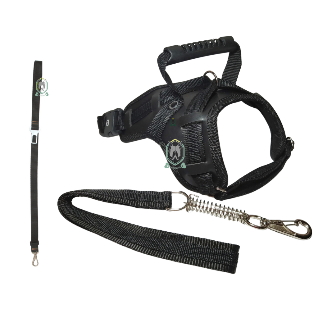 Peitoral Para Cachorro + Cinto De Segurança Para Viagens Coleira Reforçada e regulável husky chow