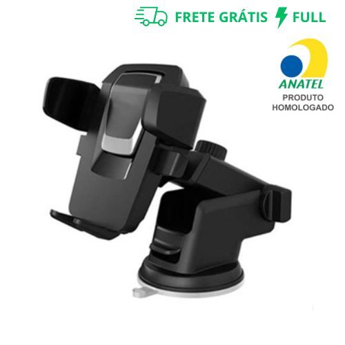 SUPORTE DE CELULAR PARA CARRO ARTICULADO COM TRAVA AUTOMÁTICA CJ-02