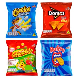 Kit 30 Doritos Salgadinho Elma Chips - fandangos