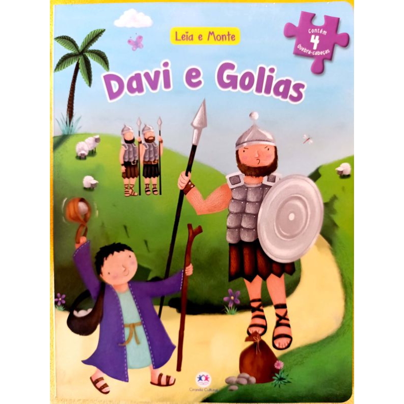 Davi e Golias - Leia e Monte ( Livro Quebra Cabeça)
