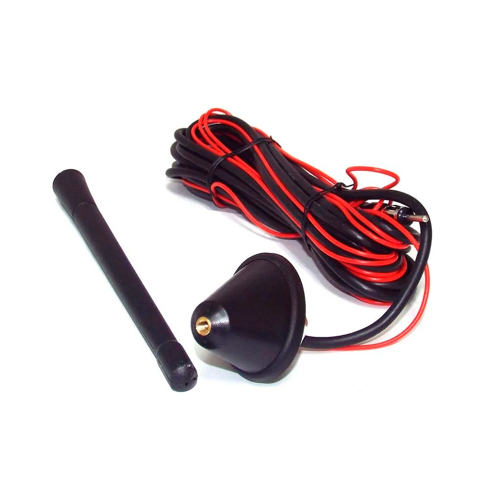 Antena De Teto Universal Haste Curta 18cm WinnPARTS PI0071