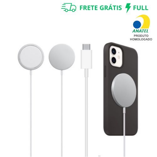 CARREGADOR MAGNÉTICO SEM FIO 15W MAGNÉTICO PARA IOS (MAGSAFE)