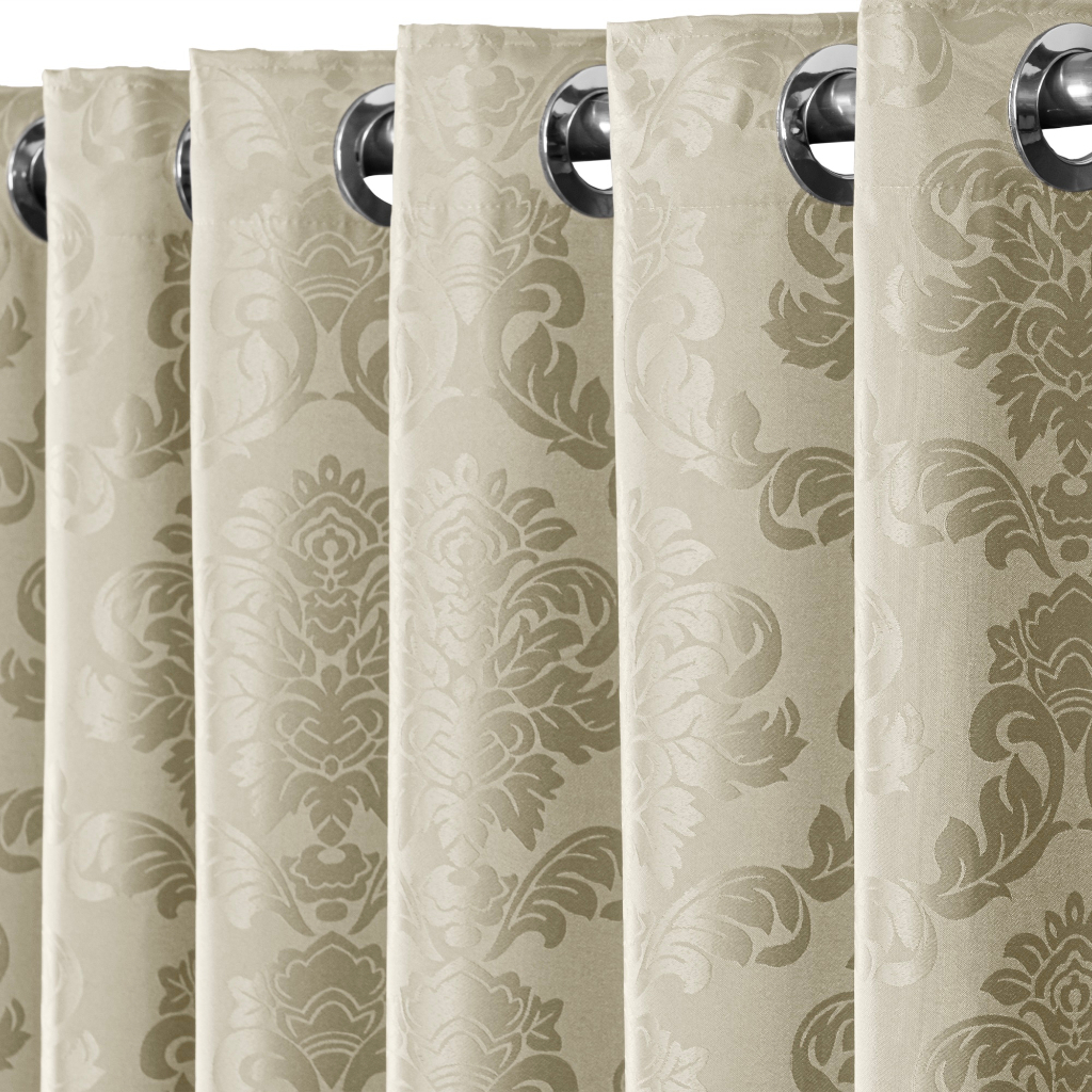 Cortina Jacquard LUXO PALHA Sala E Quarto 4,00 mts X 2,60mts Tecido Importado