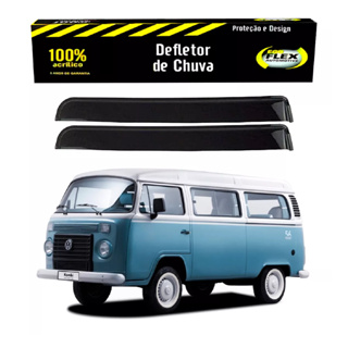 Jogo Calha Chuva Fume Volkswagen Kombi 1977 ate 2022 2 Portas em Oferta na Shopee