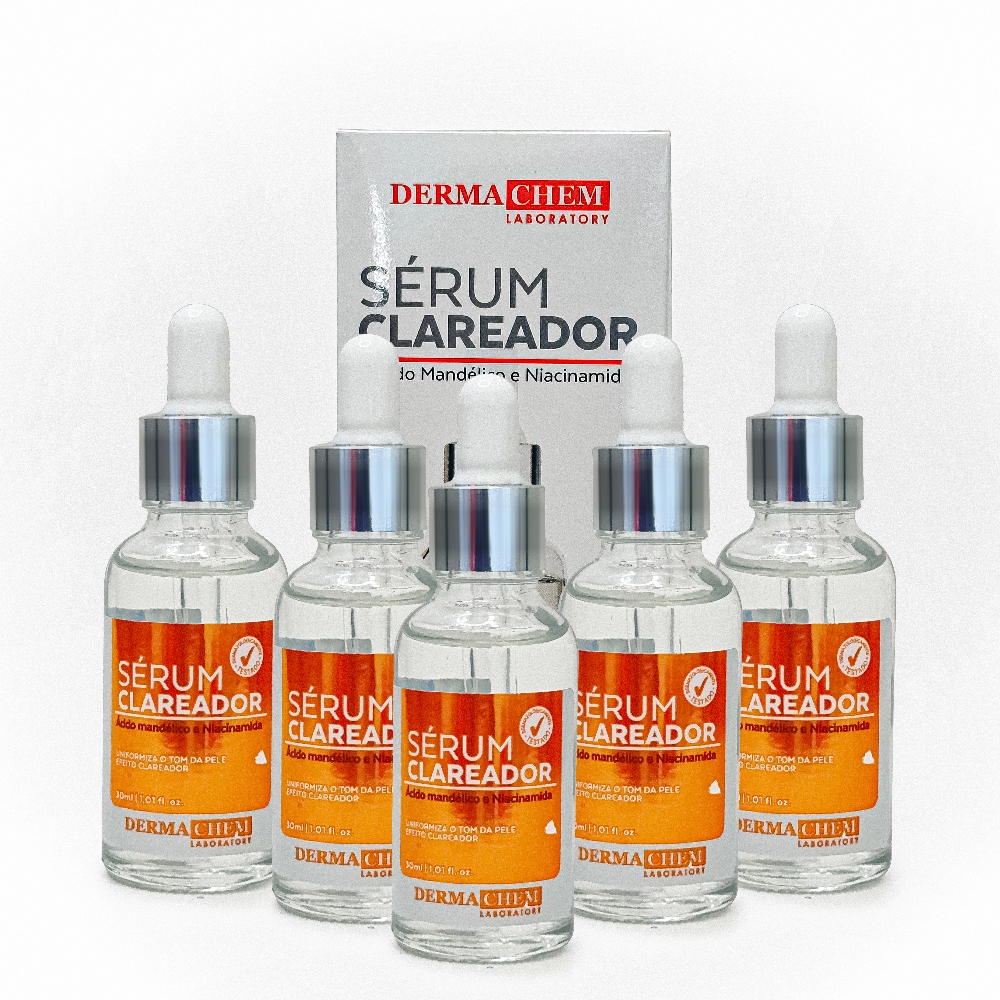 Kit 5 Sérum Clear Clareador 30ml Dermachem