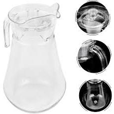 Jarra de Vidro 1,5Litros Transparente Requinte P/ Água, Suco e Refrigerante Alice