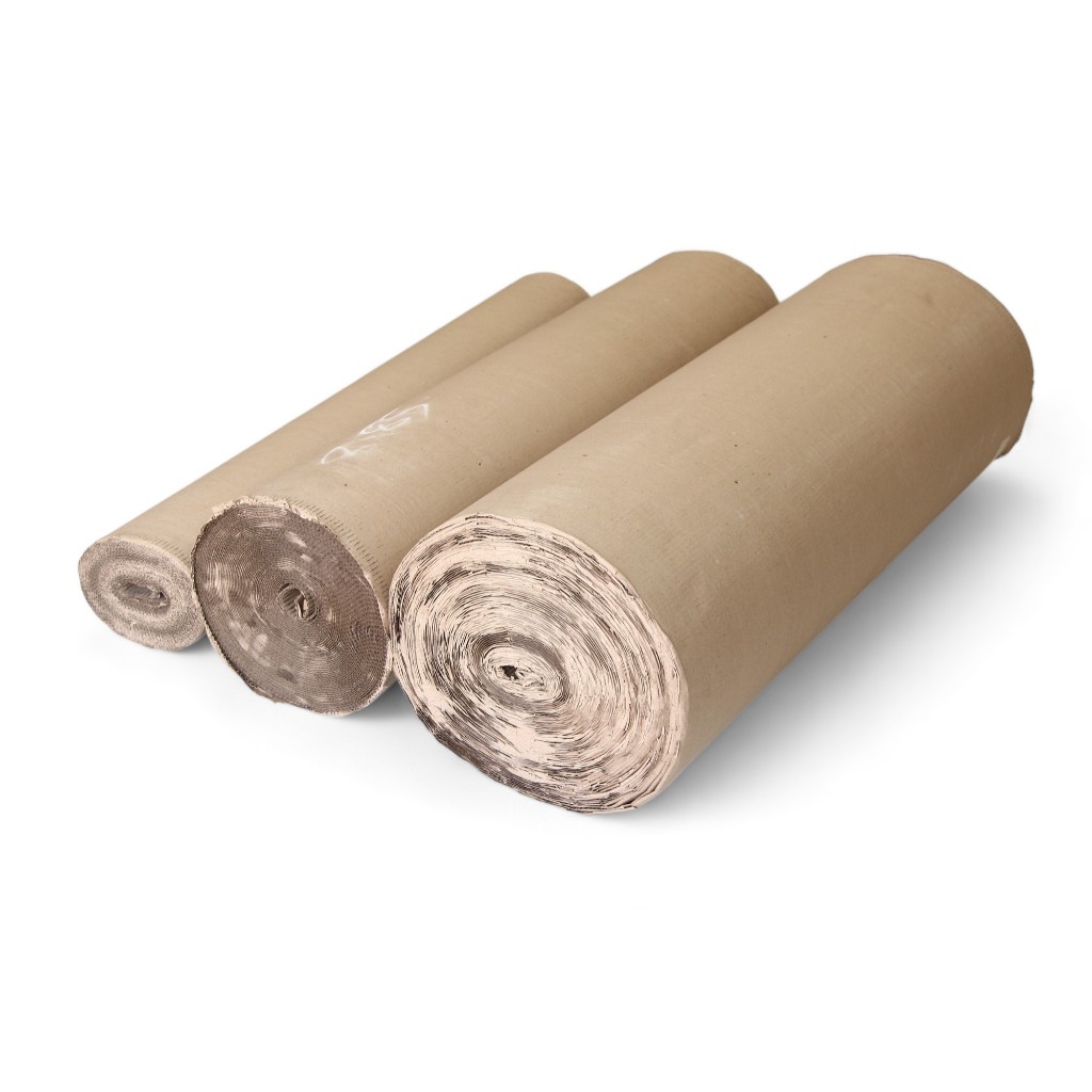 Bobina Papelão Ondulado Protetor De Piso 1,20 X 30 Metros