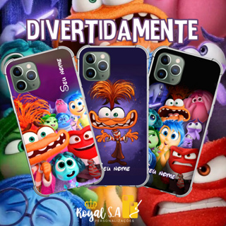 Capinha personalizada Divertidamente para todos Samsung/ Iphone/ Motorola/ Xiaomi/ Realme em Oferta na Shopee