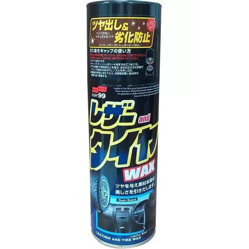 Protetor Plásticos Borrachas - Leather And Tire Wax - Soft99 em Oferta na Shopee