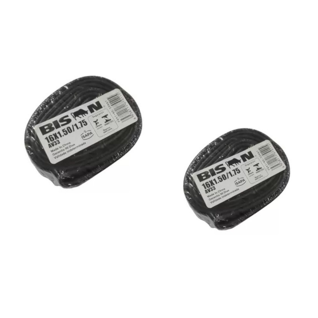 2 Unid (Par) - Câmara BISON 26 X 1.95 / 2.125 Balão A/V 33MM Schrader Bico Grosso em Oferta na Shopee