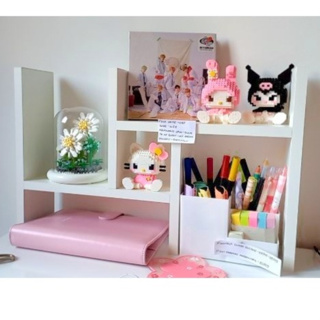 Nicho Organizador Ajustável de Mesa livros home office Escritório Cozinha Funkos Mangas em Oferta na Shopee