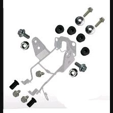 KIT Parafuso Borrachas Suporte Farol  Titan Titan 2000 a 2004 fan 125 2005 a 2008 Preto em Oferta na Shopee