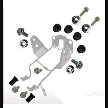 KIT Parafuso Borrachas Suporte Farol  Titan Titan 2000 a 2004 fan 125 2005 a 2008 Preto em Oferta na Shopee