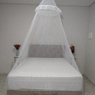 Mosquiteiro filo de Teto sem abertura lateral 10 metros aro 0,50 metros