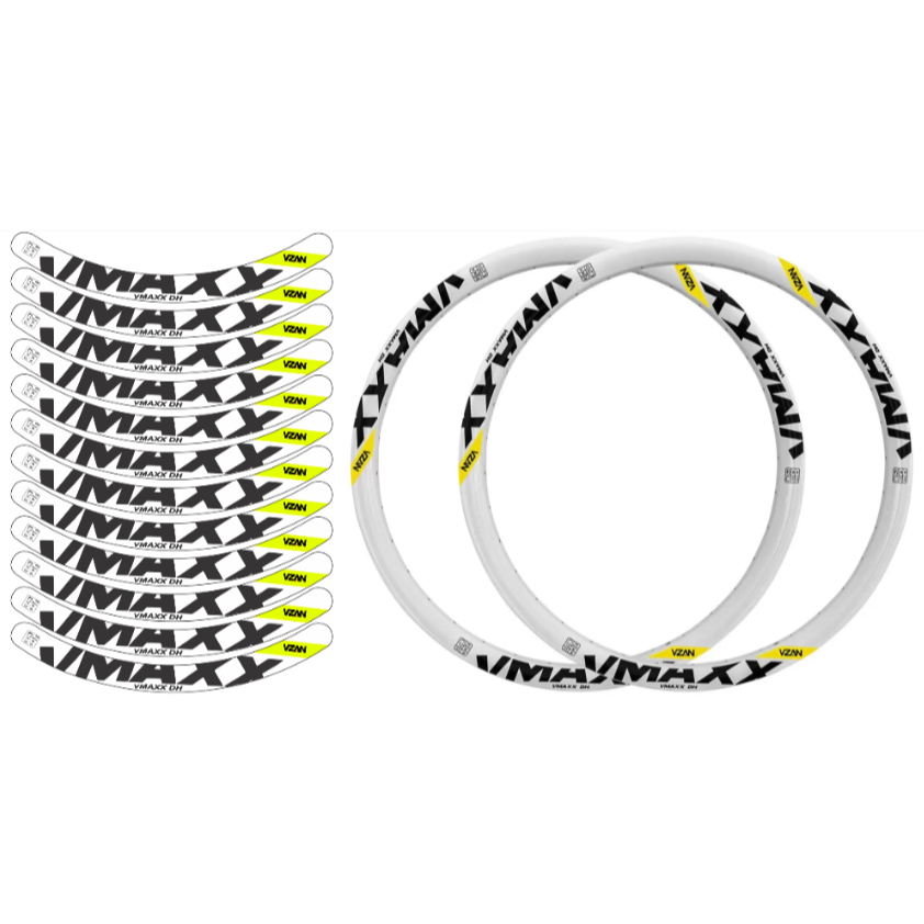 Cartelas de Adesivo Vmaxx DH Disco e V brake Roda Bike Ciclismo Aro MTB vikingx