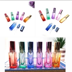 Kit 6 Porta Perfume De Vidro 5ml/10ml - Sortidos