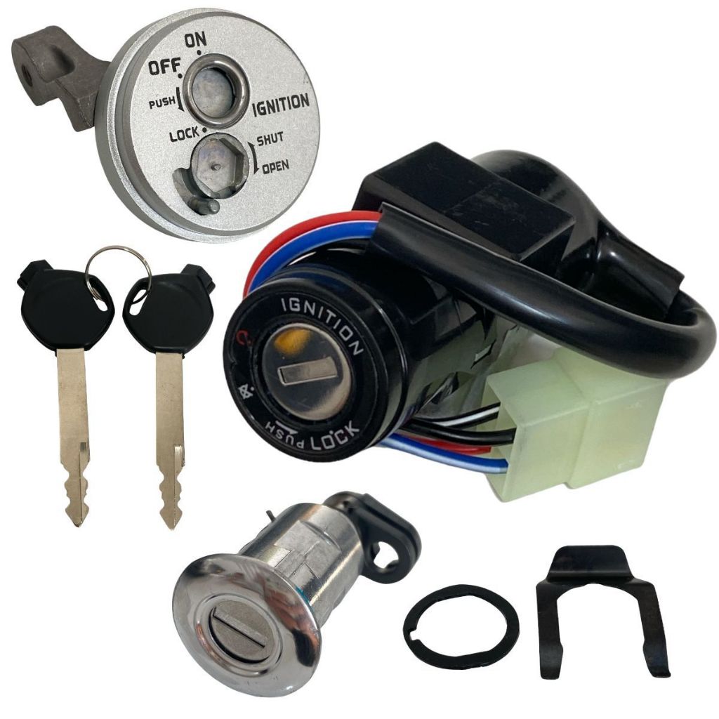 Kit Ignição Conjunto De Travas Honda Biz 125 2009 Até 2015