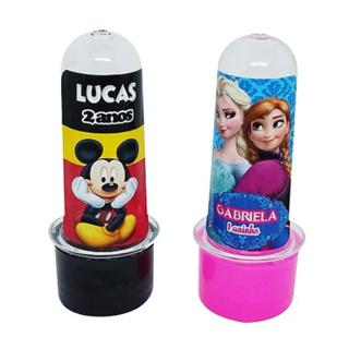 30 Tubetes Personalizados 8 cm. Lembrancinhas Aniversário Festas Mini Tubete em Oferta na Shopee