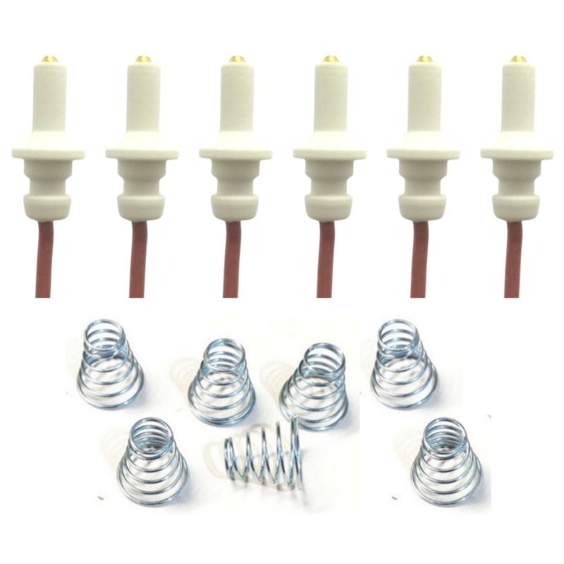 Kit 6 velas mais molas para o fogão  Esmaltec Veneza Super Fino