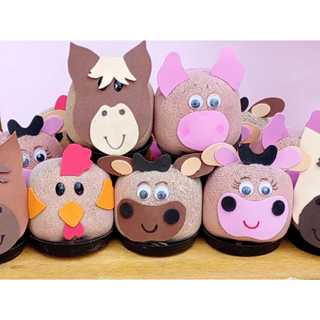 Boneco ecológico bichos da fazenda em Oferta na Shopee