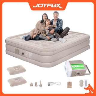 Colchão Inflável Queen Casal Cama De Campanha Bomba Inflável Com Bateria De Lítio Integrada JOYFOX em Oferta na Shopee