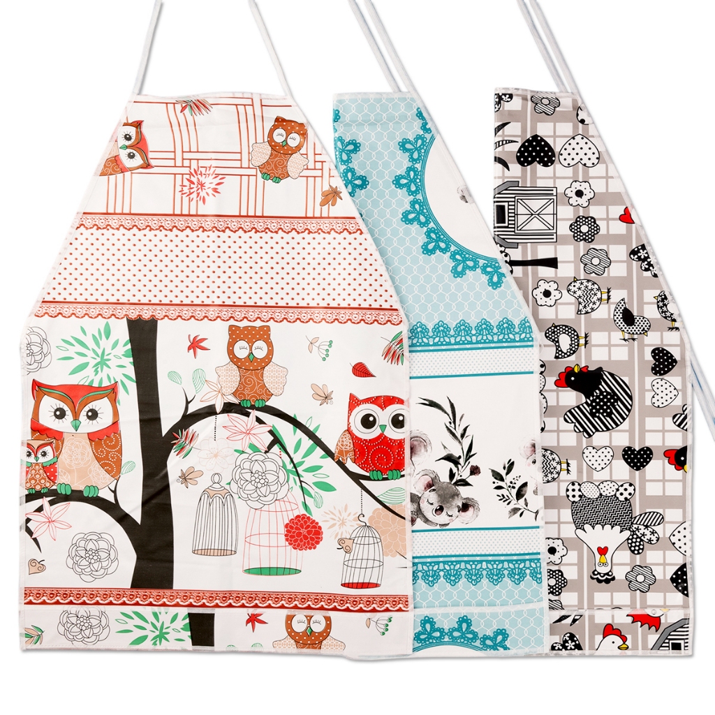 Kit 3 Avental Cozinha Estampado Com Aparador De Água em Oferta na Shopee