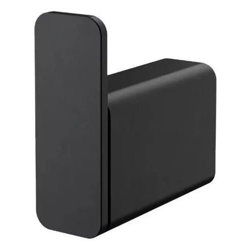 Cabide Para Banheiro Preto Fosco Docol Flat 009609ce Onix em Oferta na Shopee