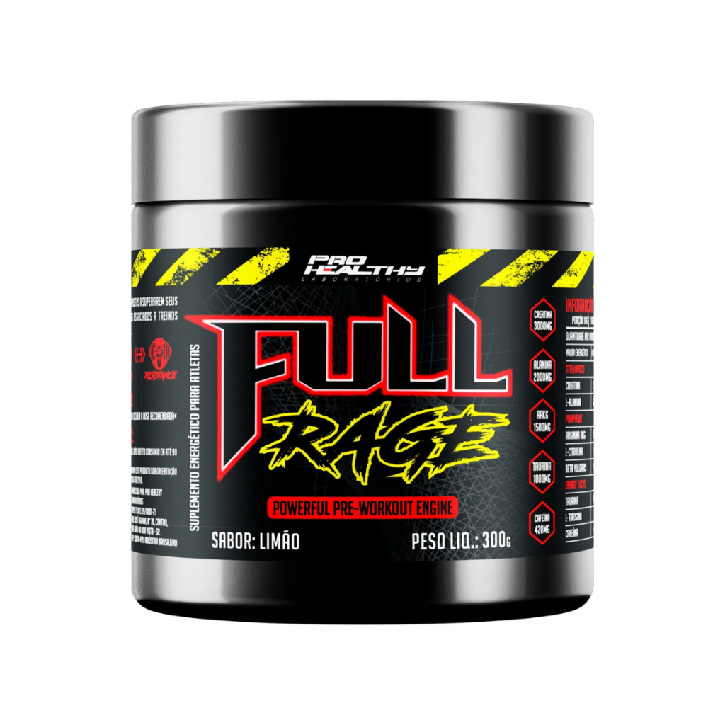 Pré Treino Full Rage Pote 300g - Pro Healthy